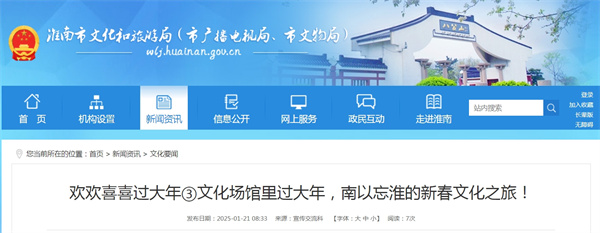 文化場(chǎng)館里過大年,南以忘淮?的新春文化之旅!